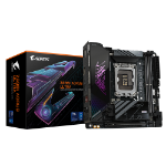 GIGABYTE Z890I AORUS ULTRA Motherboard - Supports Intel Core Ultra (Series 2) CPUs, 8+1+2 phases VRM, up to 8800MHz DDR5 (OC), 1xPCIe 5.0 + 1xPCIe 4.0, Wi-Fi 7, 2.5GbE LAN, Thunderbolt 4