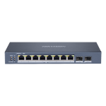 Hikvision DS-3E1510P-EI network switch Managed Gigabit Ethernet (10/100/1000) Power over Ethernet (PoE) Grey