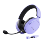 Trust GXT 491P FAYZO Headset Wired & Wireless Head-band Gaming USB Type-A Bluetooth Black, Purple