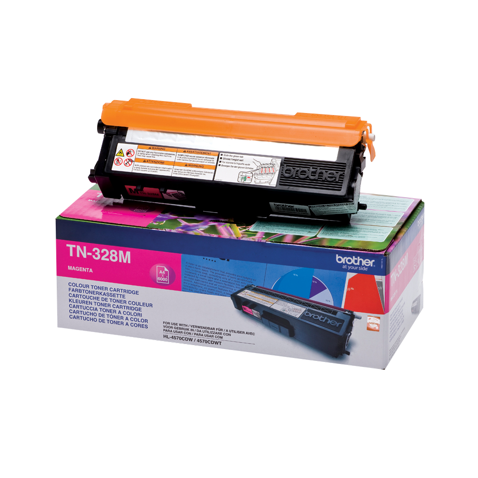 Image of Brother TN-328M Toner magenta extra High-Capacity, 6K pages...