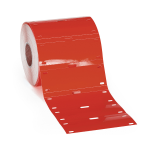 Brady BPT-7525-7598-RD cable marker Red Polyester 500 pc(s)