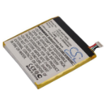 CoreParts MOBX-BAT-HUP100SL mobiele telefoon onderdeel Batterij/Accu Zwart