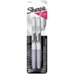 Sharpie 39108PP permanent marker Silver 2 pc(s)