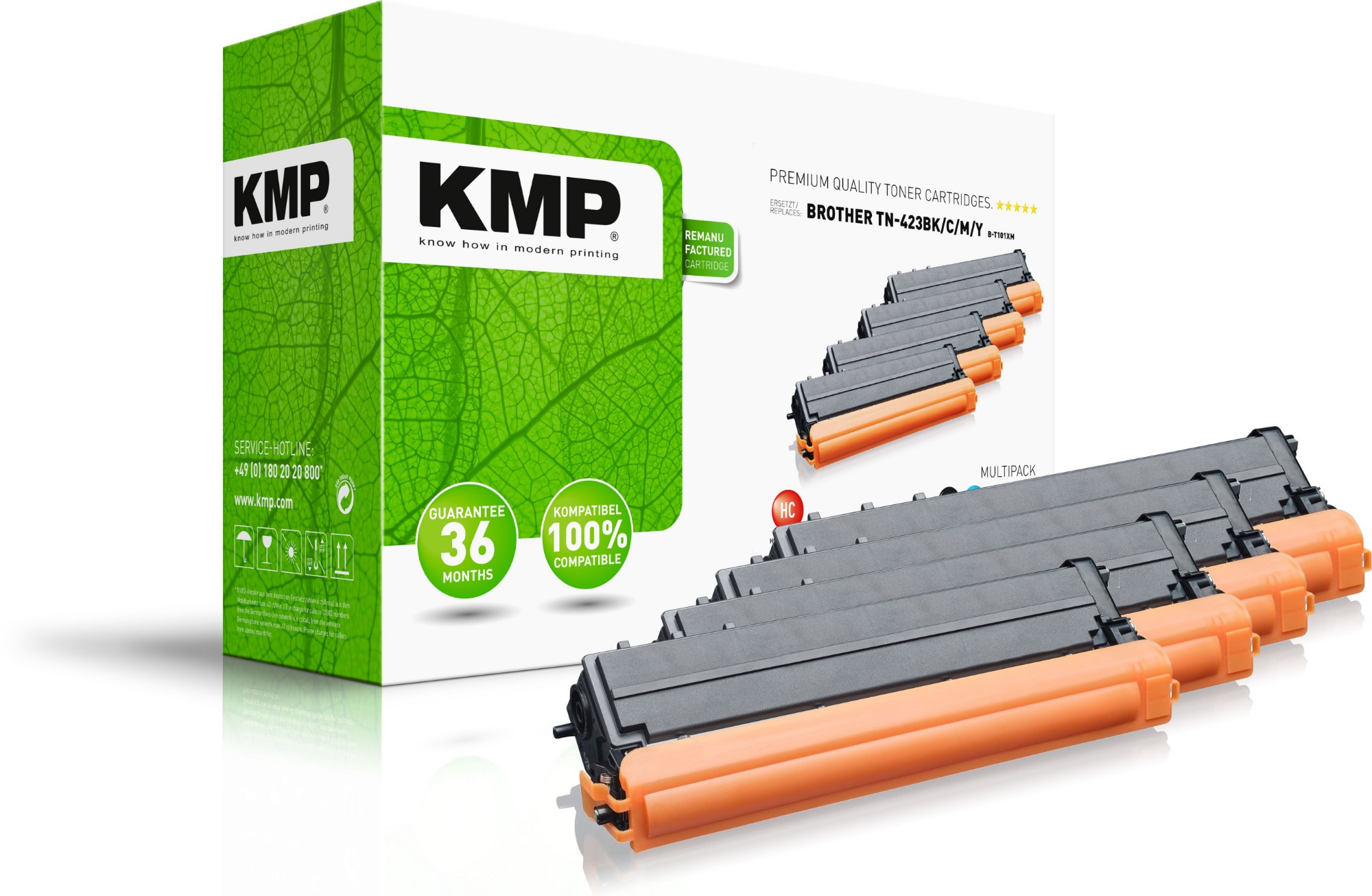 KMP B-T101VX toner cartridge 4 pc(s) Compatible Black, Cyan, Magenta, Yellow