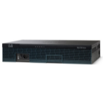 Cisco 2911 wired router Gigabit Ethernet Black, Stainless steel