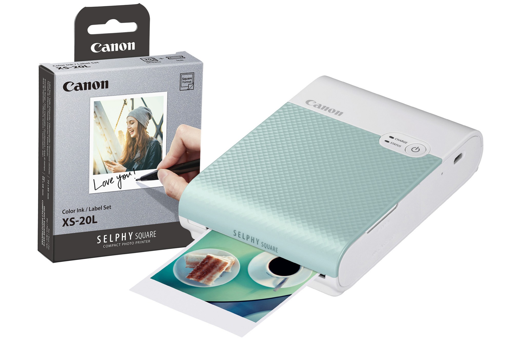 Canon Selphy Square QX10 Wireless Photo Printer including 20 Shots - G