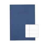 Rhino 13 x 9 Oversized Exercise Book 80 Page Dark Blue F8M (Pack of 50)