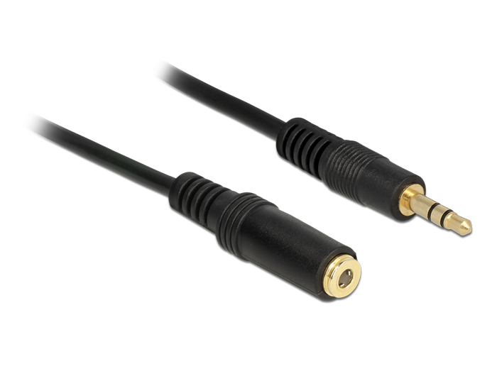 Image of DeLOCK 83766 audio cable 2 m 3.5mm Black