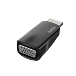 Hama 00200344 tussenstuk voor kabels HDMI VGA Zwart