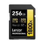 Lexar Professional 1800x 256 GB SDXC UHS-II Class 10