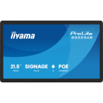 iiyama ProLite S2225AS-B1P Digital signage flat panel 54.6 cm (21.5") LCD Wi-Fi 500 cd/m² Full HD Black Built-in processor Android 14 24/7