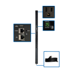 Tripp Lite 1.4kW Single-Phase Switched PDU with LX Platform Interface, 120V Outlets (16 5-15R), 10 ft. Cord w/5-15P, 0U, TAA