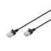 Digitus CAT 6 U-UTP Slim patch cable, 2 m, black