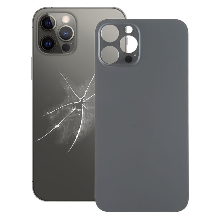 EU Product - iPhone 12 Pro Max Back Cover (No Logo) - Black thumbnail