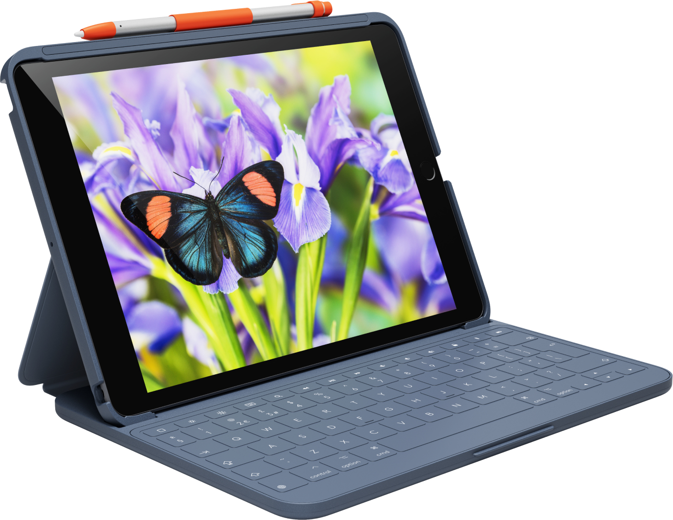 Image of Logitech Rugged Lite Blue Bluetooth QWERTY UK English