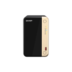 QNAP TS-264 NAS Tower Networked (Ethernet) Black, Gold N5095