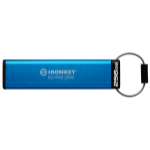Kingston Technology IronKey Keypad 200 USB Stick 256 GB USB Type-C 3.2 Gen 1 (3.1 Gen 1) Blue