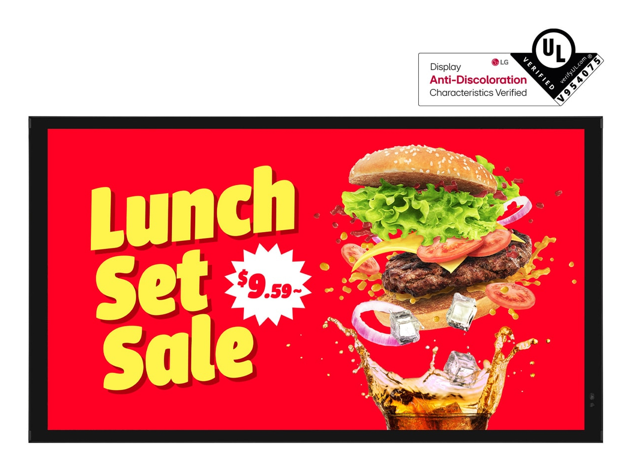 LG 55XE4P-B Digital signage flat panel 139.7 cm (55") LED Wi-Fi 4000 cd/m² Full HD Black WebOS 24/7