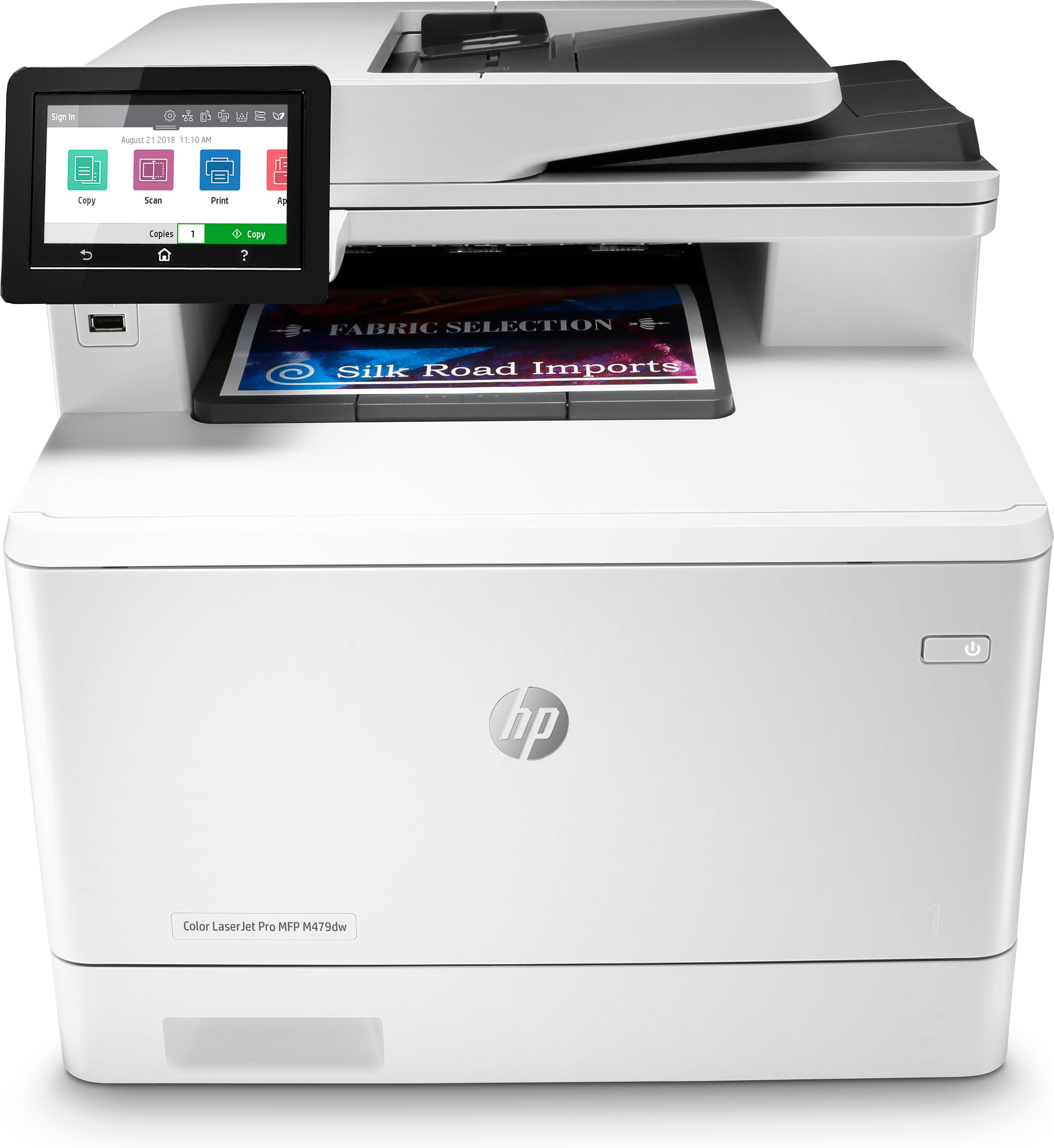 Image of HP Color LaserJet Pro MFP M479dw, Color, Printer for Print, copy,...
