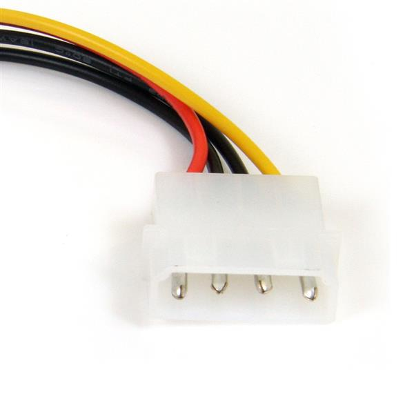 StarTech.com 6in 4 Pin LP4 to Right Angle SATA Power Cable Adapter