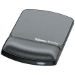 Fellowes Gel Wrist Rest & Mouse Pad Microban Graphite