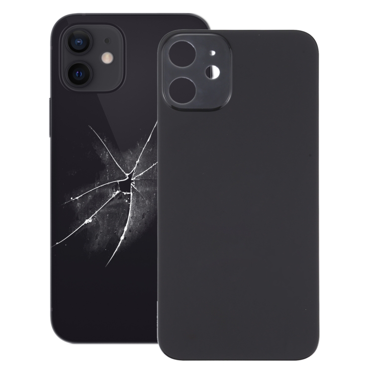 EU Product - iPhone 12 Mini Back Cover (No Logo) - Black thumbnail