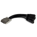 StarTech.com VHDCI Cable Full HD, 4 Port HDMI Breakout Cable for Video Card, 1920x1200 60Hz, 30 AWG, Mirror or Expand Video, VHDCI to HDMI Breakout Cable, VHDCI Adapter