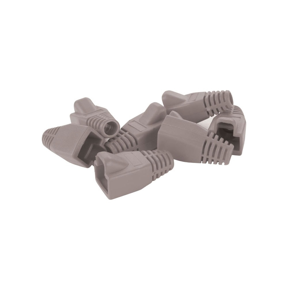 Videk Grey RJ45 Modular Strain Relief Boot - Pack 10