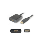 AddOn Networks Displayport - HDMI 7.87" (0.2 m) HDMI Type A (Standard) Black