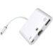 Microconnect LIGHT-HUB2 laptop dock/port replicator White