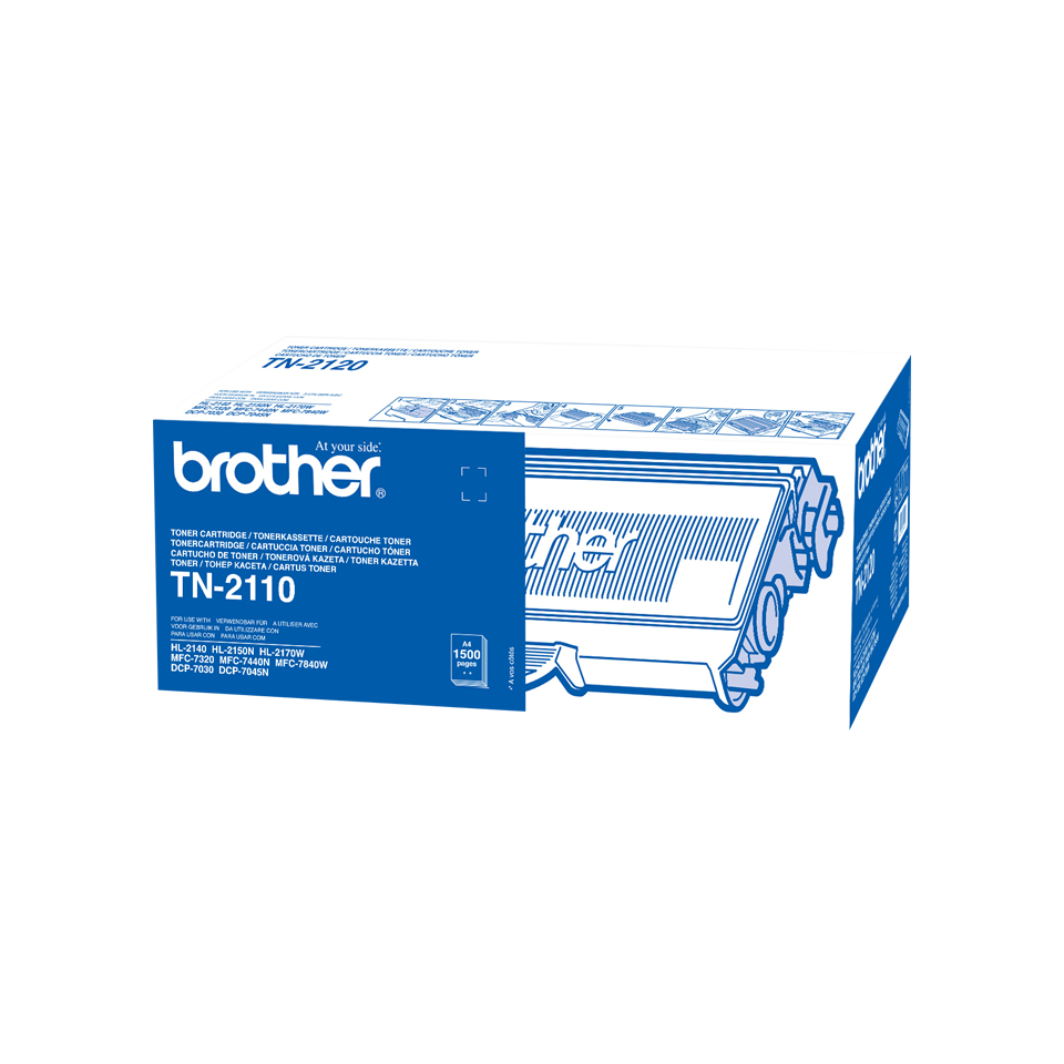 Image of Brother TN-2110 Toner-kit, 1.5K pages ISO/IEC 19752 for Brother...