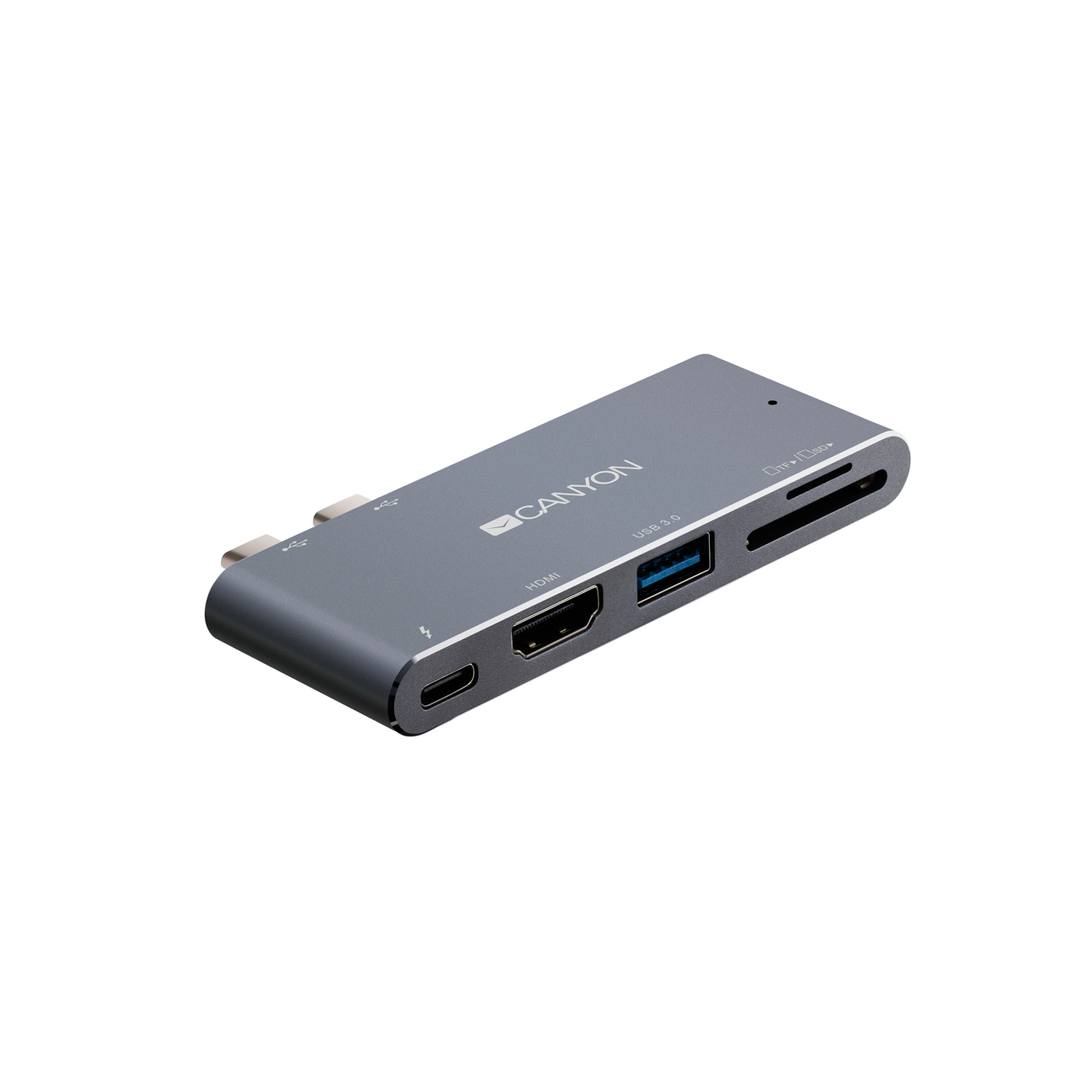 Image of Canyon CNS-TDS05DG notebook dock/port replicator Grey
