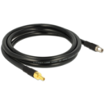 DeLOCK 2m RP-SMA/RP-SMA coaxial cable CFD400, LLC400 Black