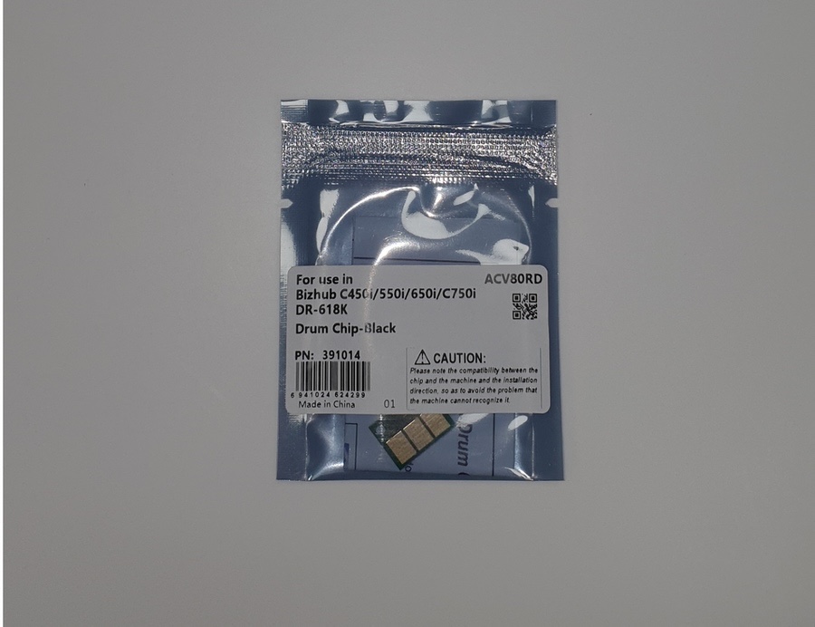 Image of DATA DIRECT Konica Minolta C450I/550I/650I Drum Black Chip DR618K