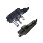 FDL 2M S. AFRICA / INDIA MAINS PLUG TO C5 CLOVER LEAF CABLE