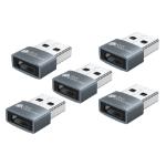 Alcasa USB-AD203-5 cable gender changer USB-A USB-C Grey