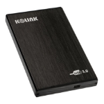 Kolink HDSU2U3 storage drive enclosure 2.5" HDD/SSD enclosure Black