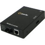 Perle Fast Ethernet, 100Base-TX - 100Base-FX, 1310nm, multimode, ST, UK Power Cord