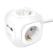 LogiLink LPS283U power extension 1.4 m 4 AC outlet(s) Indoor White