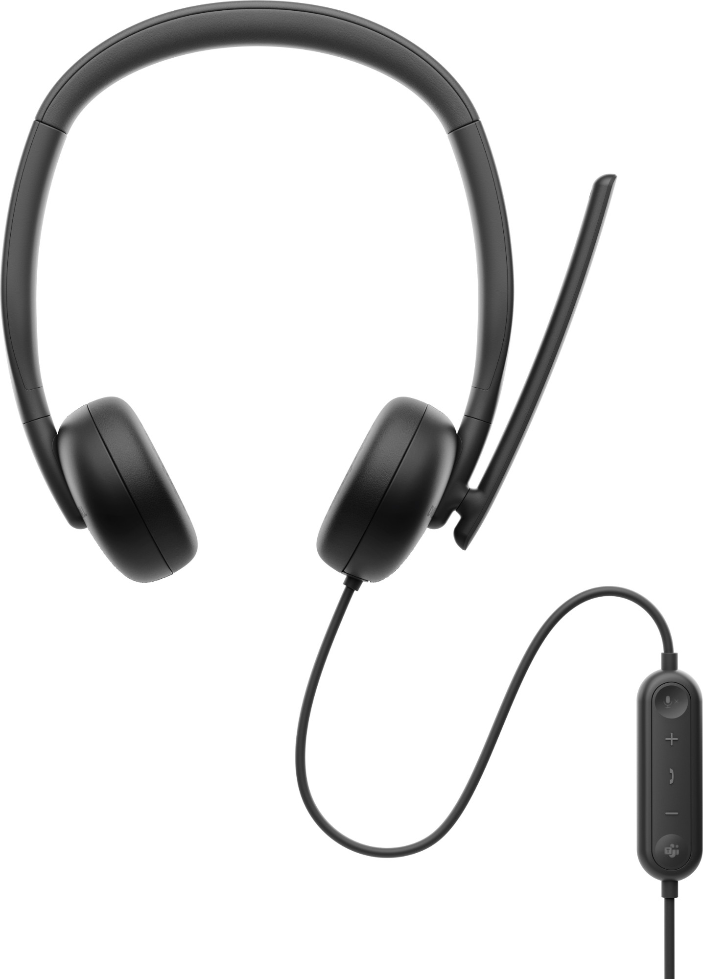 DELL WH3024 Headset Wired Head-band Calls/Music USB Type-C Black