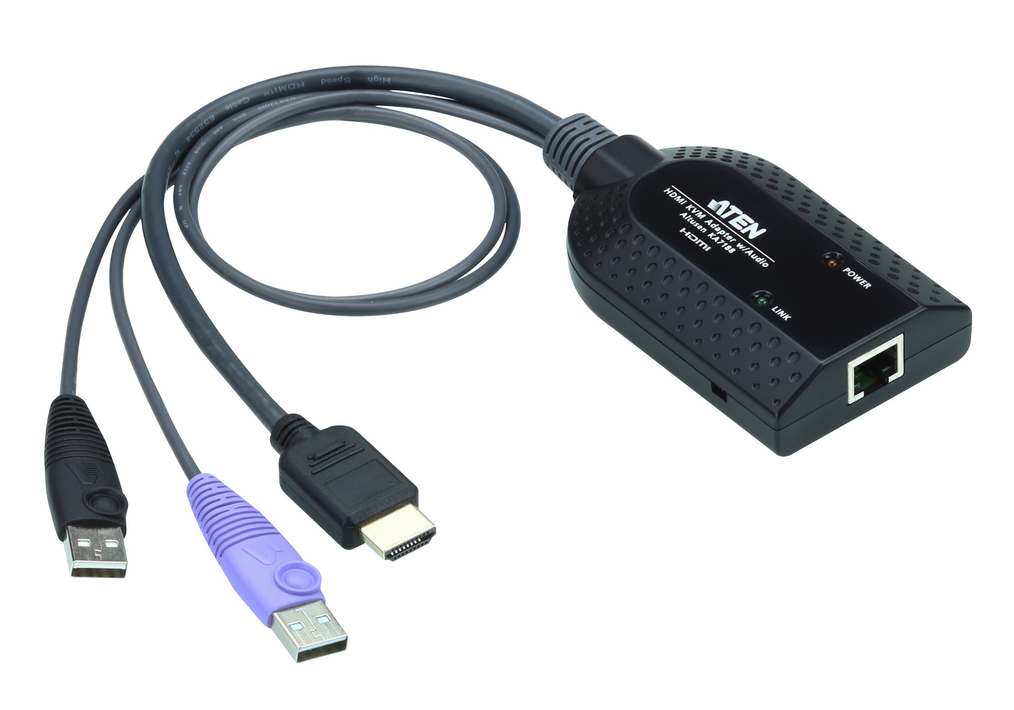 ATEN KA7188 KVM cable Black