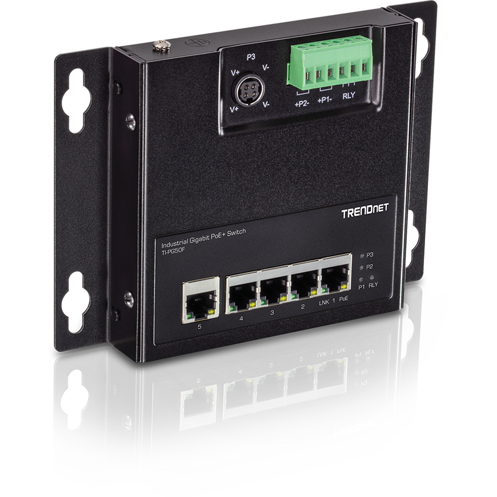 Image of Trendnet TI-PG50F network switch Unmanaged Power over Ethernet...