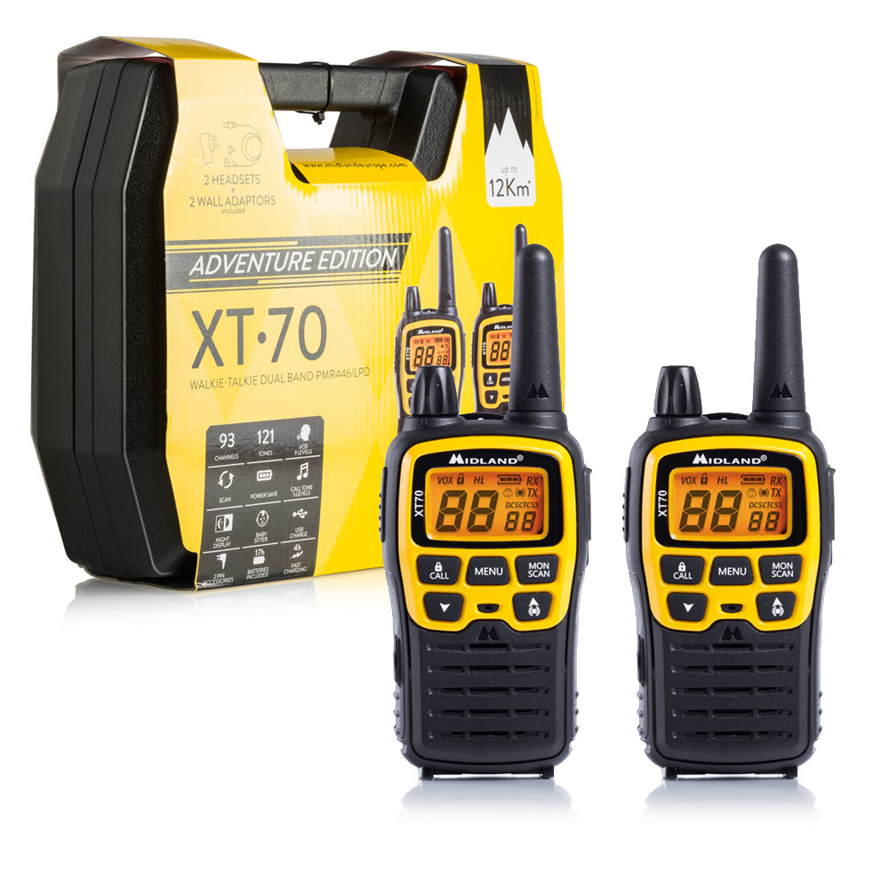 SET OF 2 PMR RADIOS MOTOROLA-T82/EXTREME 446.1 MHz  - Radio