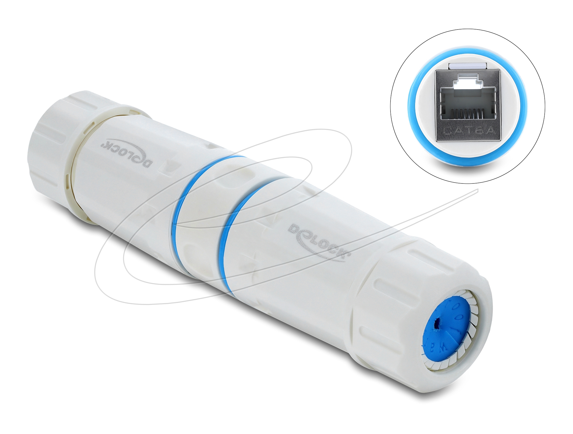 EU Product - Kabelverbinder RJ45 Bu > Bu Cat.6A M23.5 x 1,5mm IP68