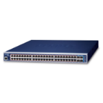 PLANET GS-5220-48PL4XR network switch Managed L3 Gigabit Ethernet (10/100/1000) Power over Ethernet (PoE) 1U Blue