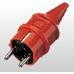 MENNEKES 10837 electrical power plug Type F Black, Red