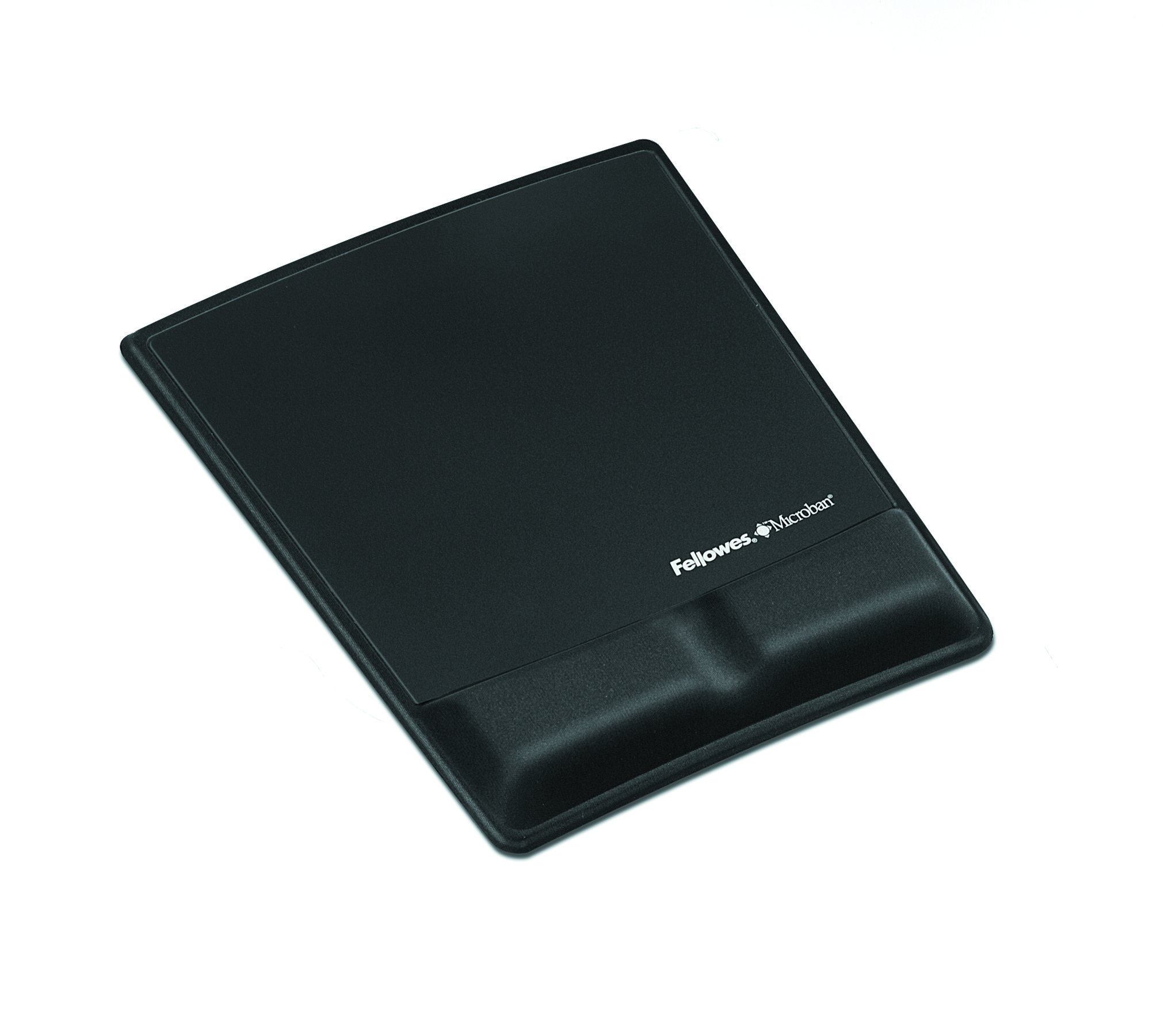 Image of Fellowes Health-V Fabrik Mouse Pad/Wrist Support Black