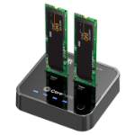 CoreParts MS-CLONER-SATA storage drive docking station Black