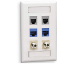 Black Box WPT482 wall plate/switch cover White