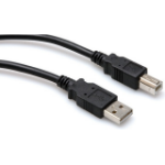 Hosa Technology USB-210AB USB cable USB 2.0 3.05 m USB A USB B Black